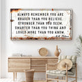 You Are Loved More Than You Know Rustic Sign