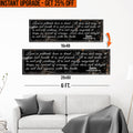 Upgrade Your 16x48 Inches '1 Corinthians 13 - Love Is Patient Rustic' (Style 2) Canvas To 20x60 Inches