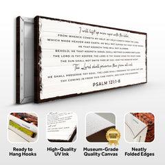 Psalm 121:1-8 - My Help Comes From The Lord Sign