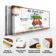 All Hearts Come Home For Christmas Sign