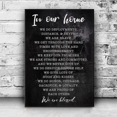 In Our Home We Are Blessed Sign II