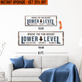 Upgrade Your 12x36 Inches 'Lower Level' (Style 1) Canvas To 16x48 Inches