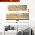 Upgrade Your 16x48 Inches 'The Man In The Arena' (Style 1) Canvas To 20x60 Inches