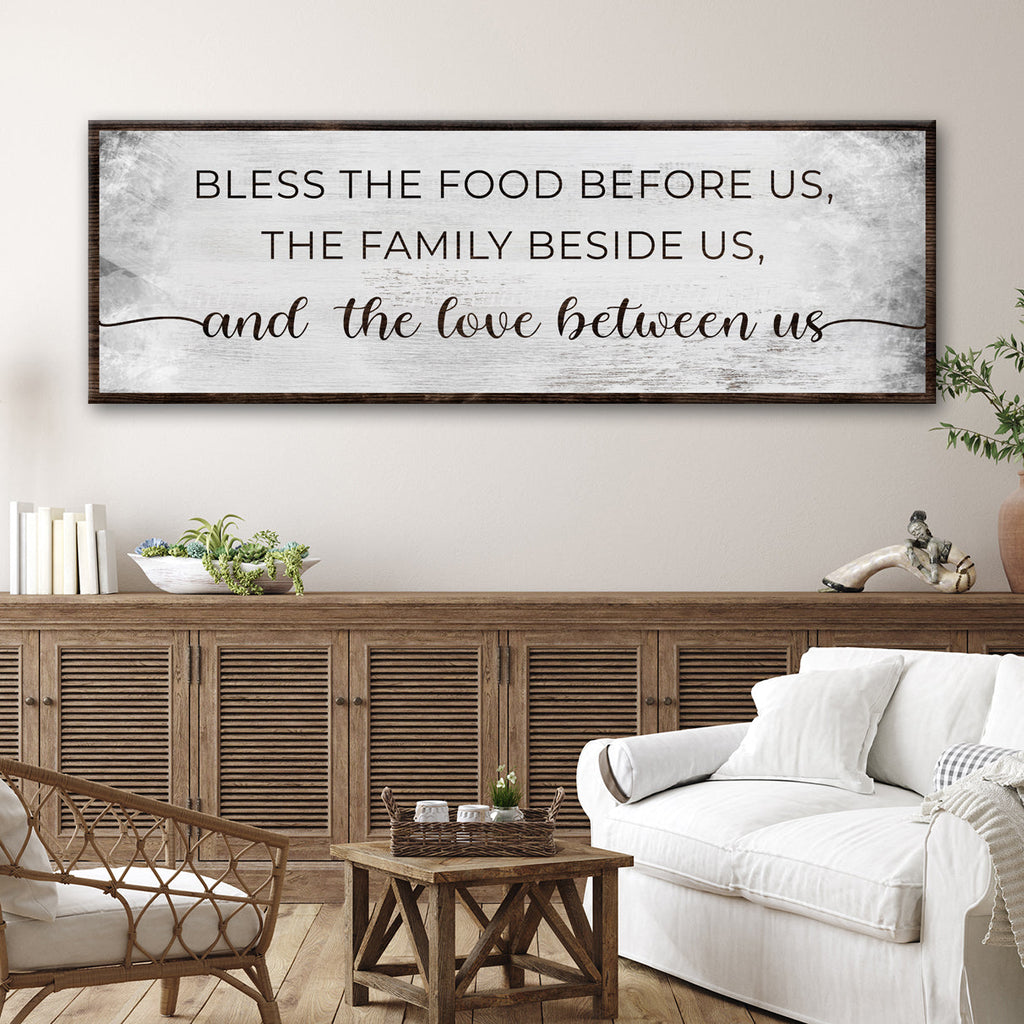 Bless The Love Between Us Sign