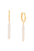 Nora Pearl Huggies 18k On Sterling