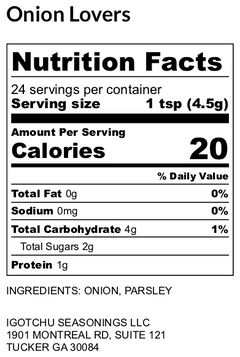 Igotchu Onion Lovers seasoning