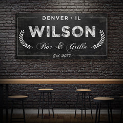 Bar and Grill Sign IV