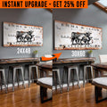 Upgrade Your 48x24 Inches 'Cattle Ranch' (Style 2) Canvas To 60x30 Inches