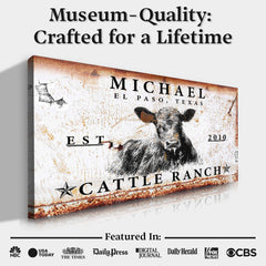 Cattle Ranch Sign