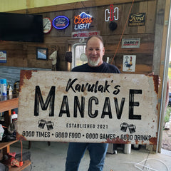 Good Times Man Cave Sign - LP1