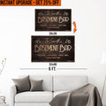Upgrade Your 36x24 Inches 'Family Basement Bar' Canvas To 48x32 Inches