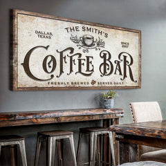 Coffee Bar Sign VII