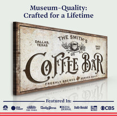 Coffee Bar Sign VII