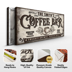 Coffee Bar Sign X