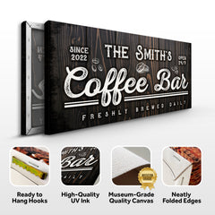 Family Coffee Bar Sign