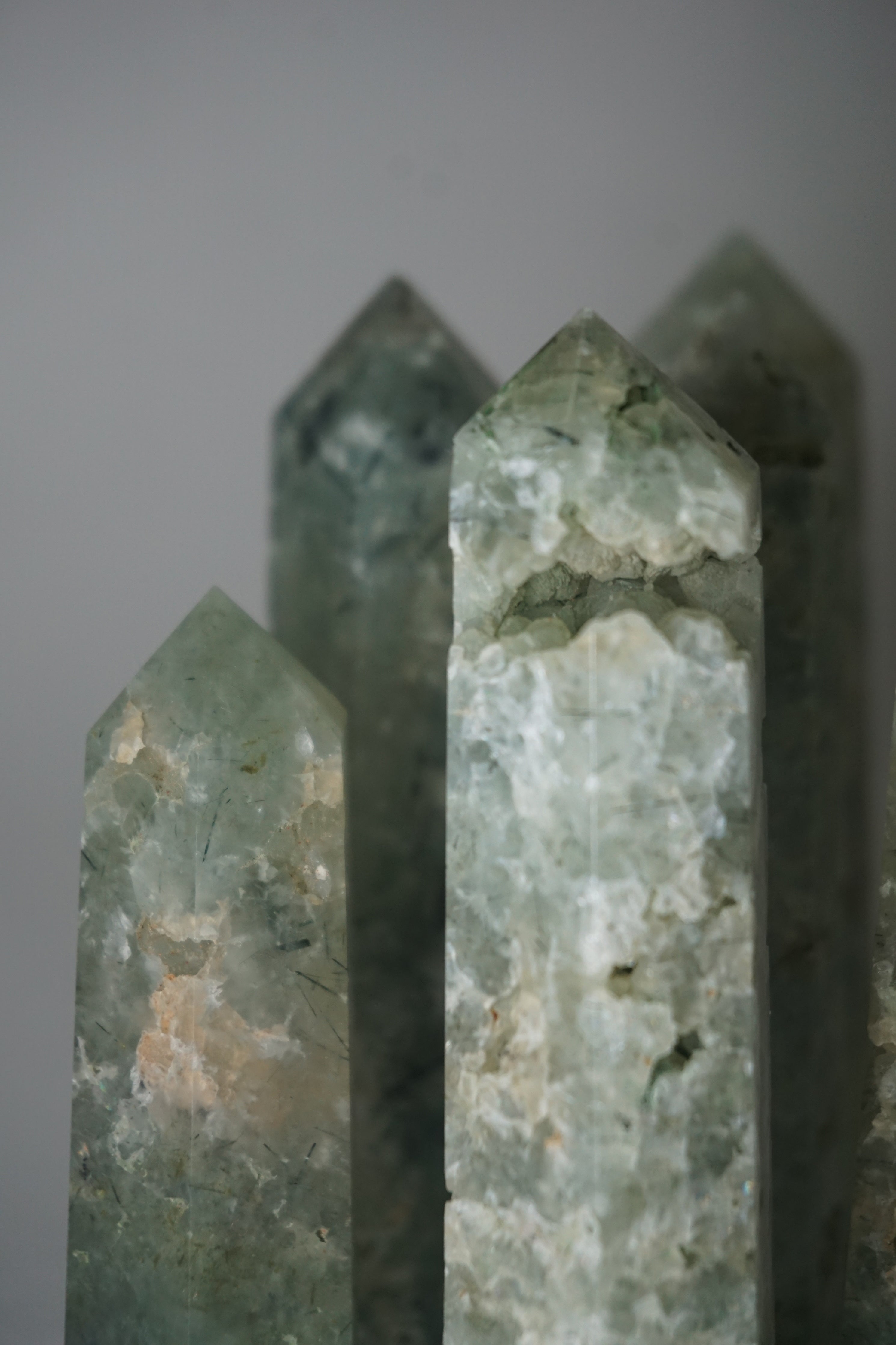 prehnite crystal tower