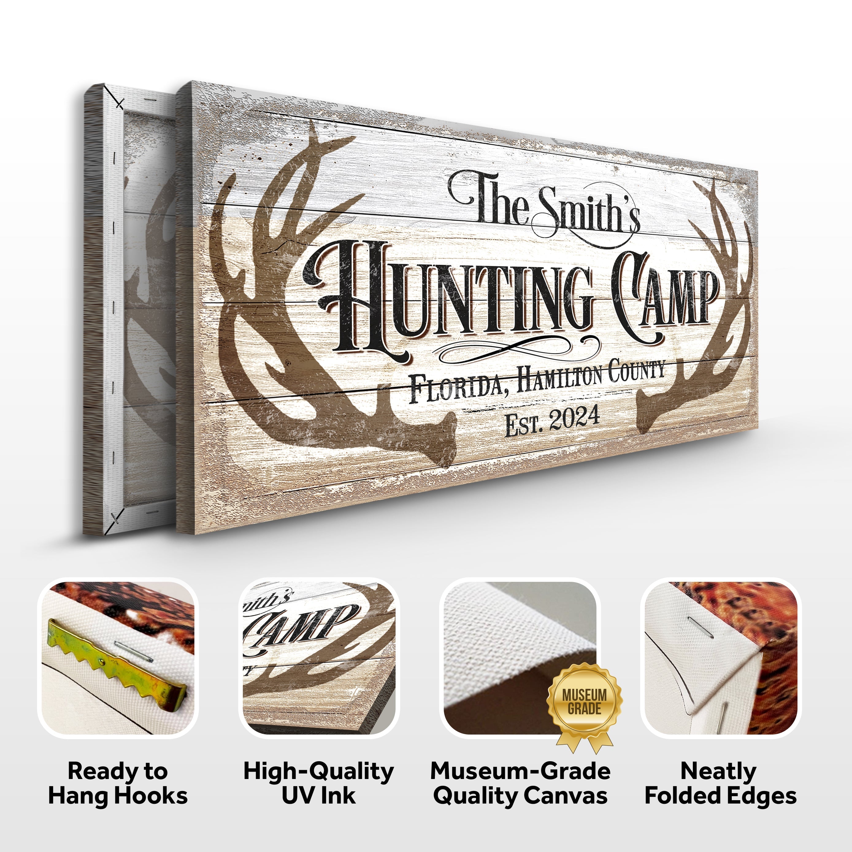 Hunting Camp Family Sign