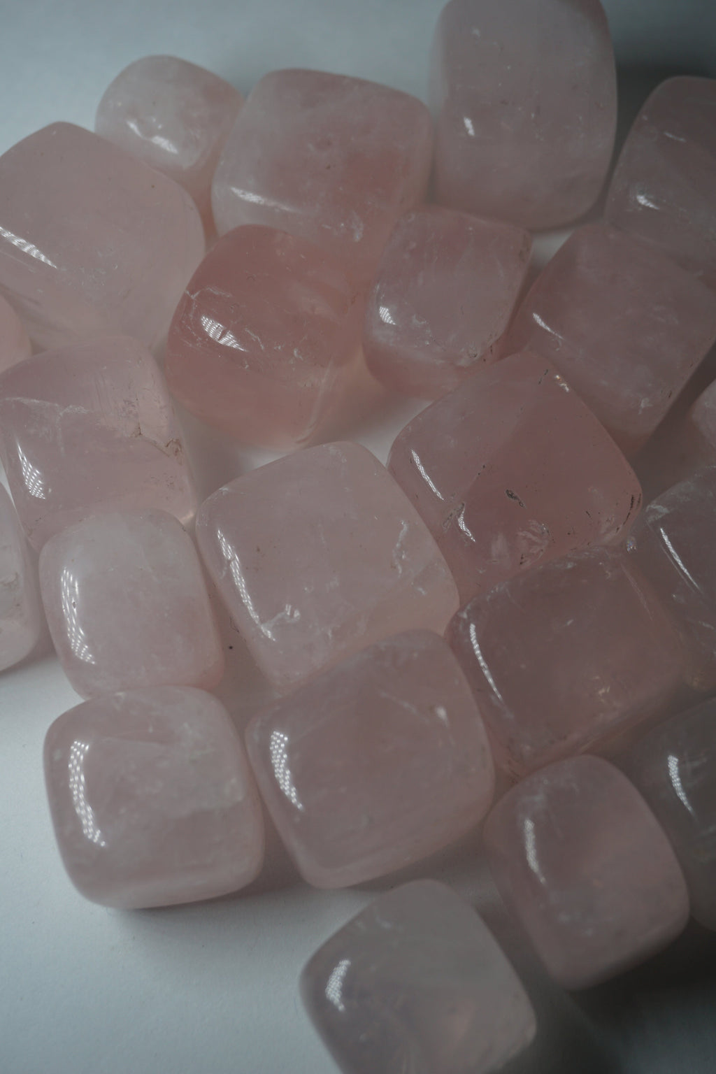 rose quartz crystal cube