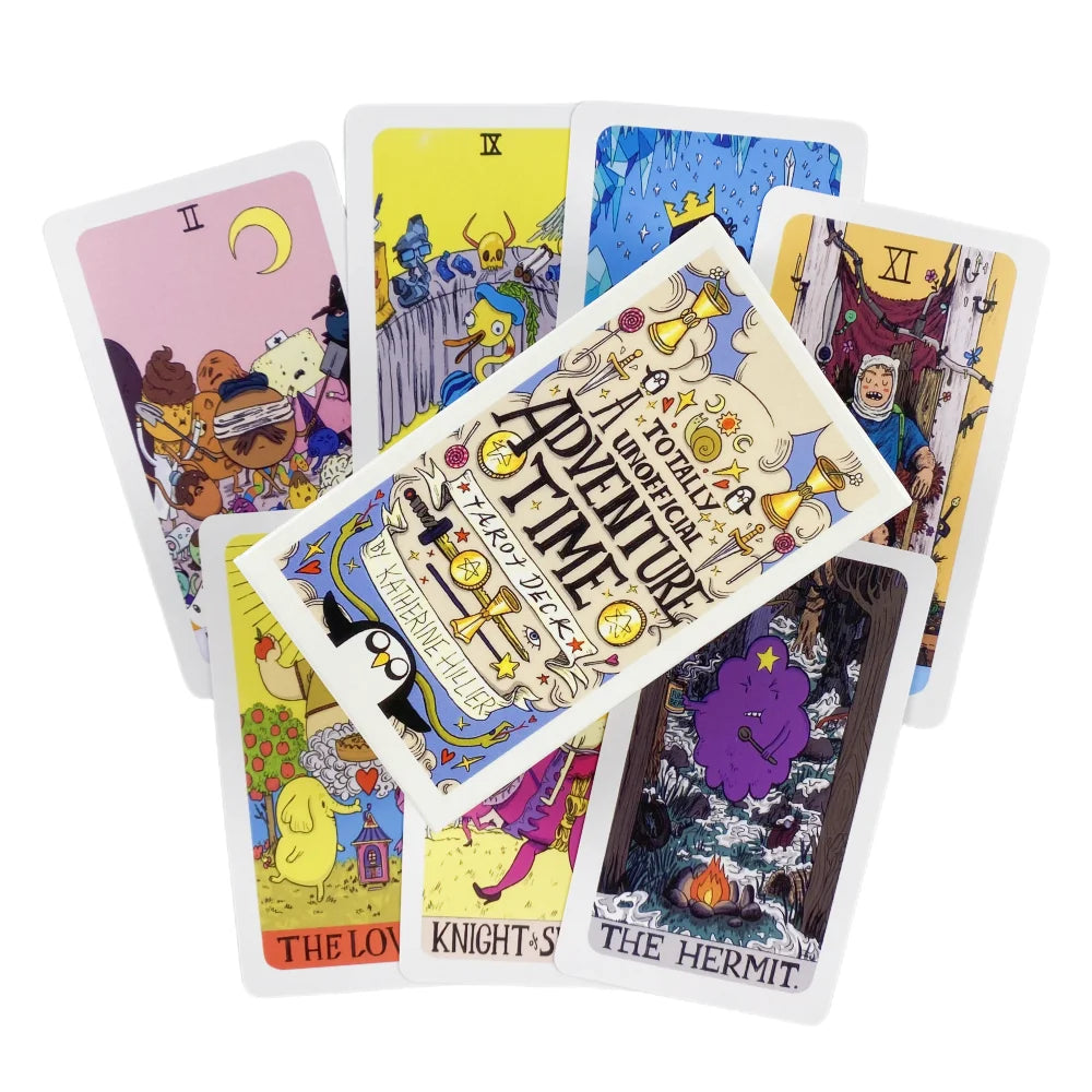 78-Card Tarot Oracle Deck - English Visions Divination Cards for Readings & Games