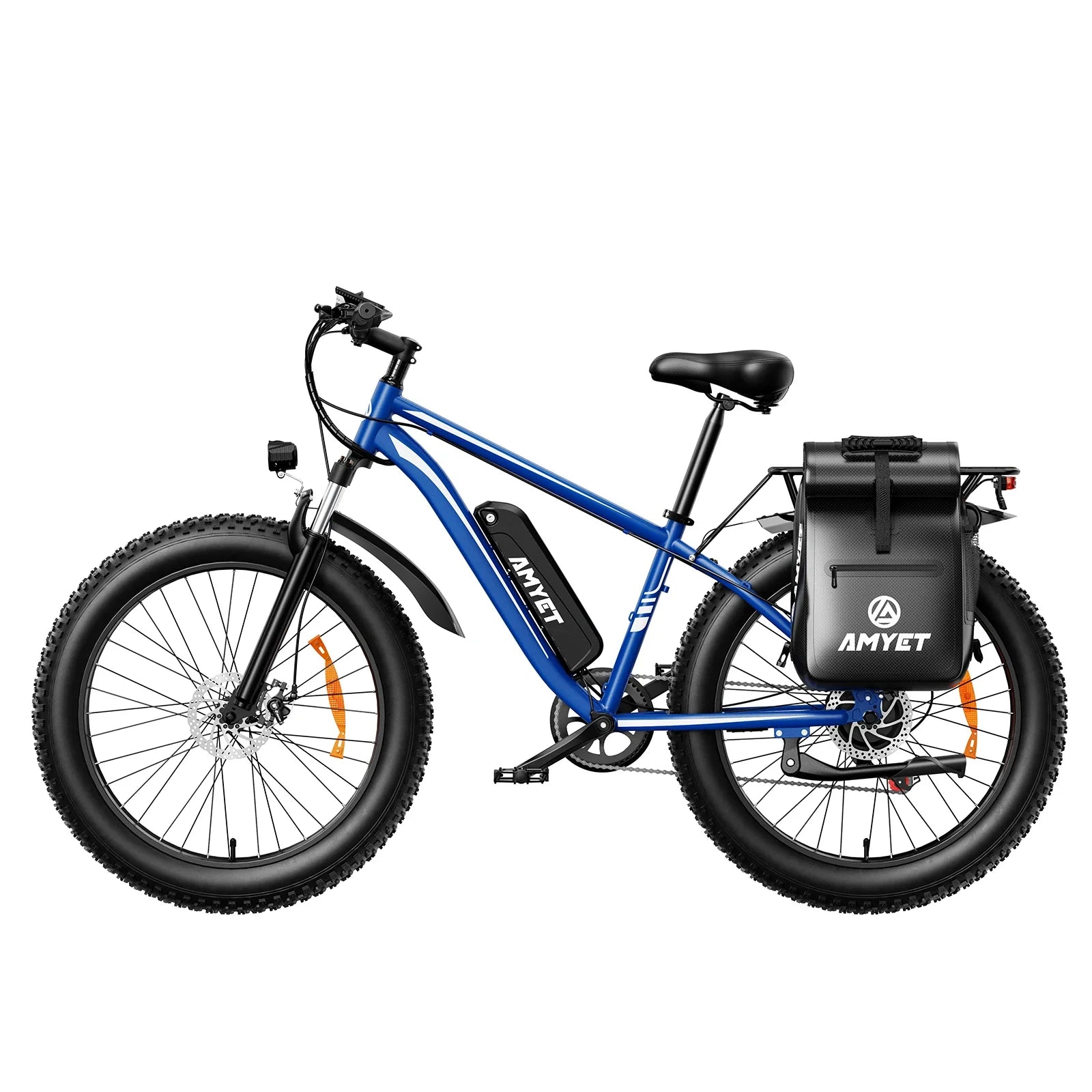 1000W 48V 15Ah Electric Fat Tire Mountain Bike — 26-inch x 4-inch (66×10 cm), Dual Suspension, 28 mph, Removable Battery, 330 lb Capacity