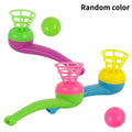 3-Pack Pipe Blowing Balance Balls (4 in / 10 cm) for Kids - Educational Outdoor Toy for Motor Skills & Coordination