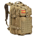 Tactical Backpack 25L/32L/45L Waterproof Large Capacity Travel Rucksack, Multi-Functional Outdoor Hiking & Camping Bag