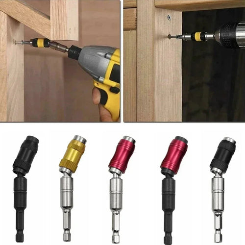 1/4-Inch (6.35 mm) Hex Magnetic Bit Holder — Quick-Change Screwdriver Extension Rod with Retaining Ring