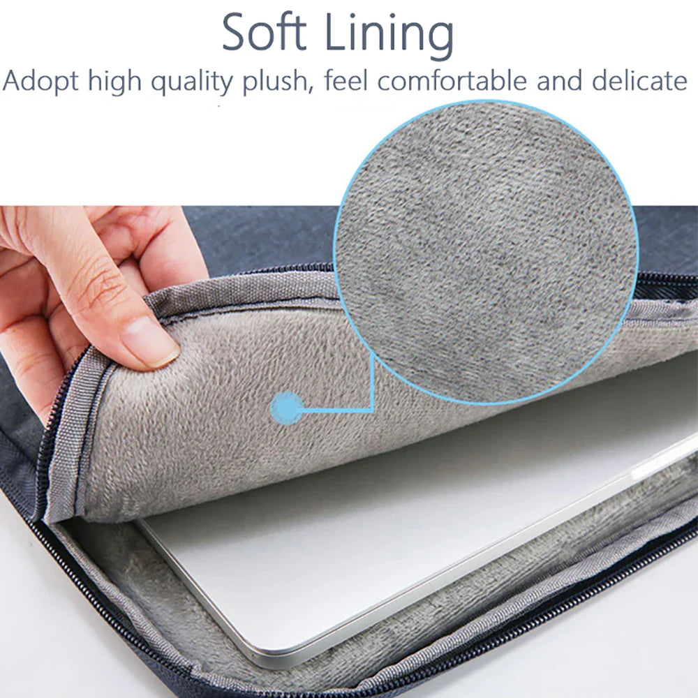 Waterproof Padded Laptop Sleeve with Handle 11–16 Inch — 360° Shockproof