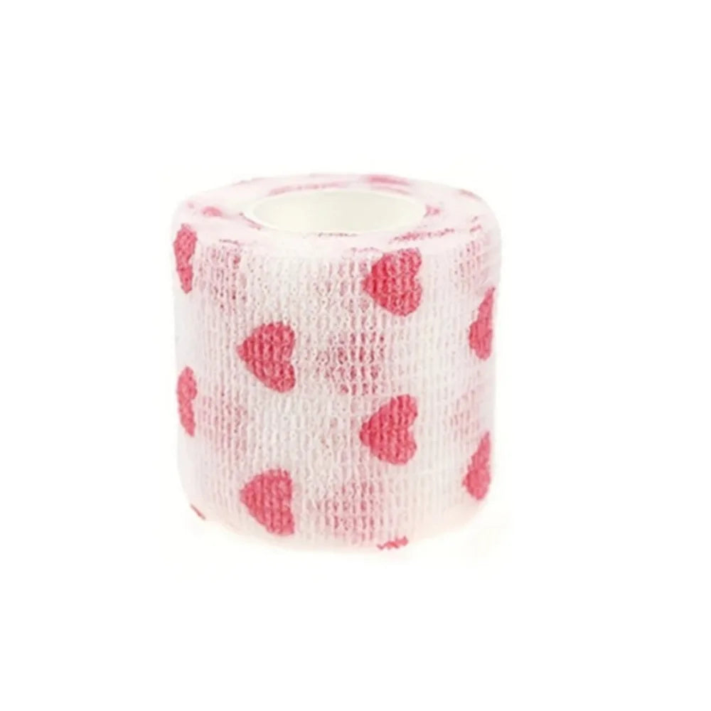 10/12-Pack Colorful Self-Adhesive Elastic Cohesive Bandage Wrap 5 cm x 4.8 m (1.96 in x 189 in) for Knee, Finger, Ankle, Palm & Pet Care