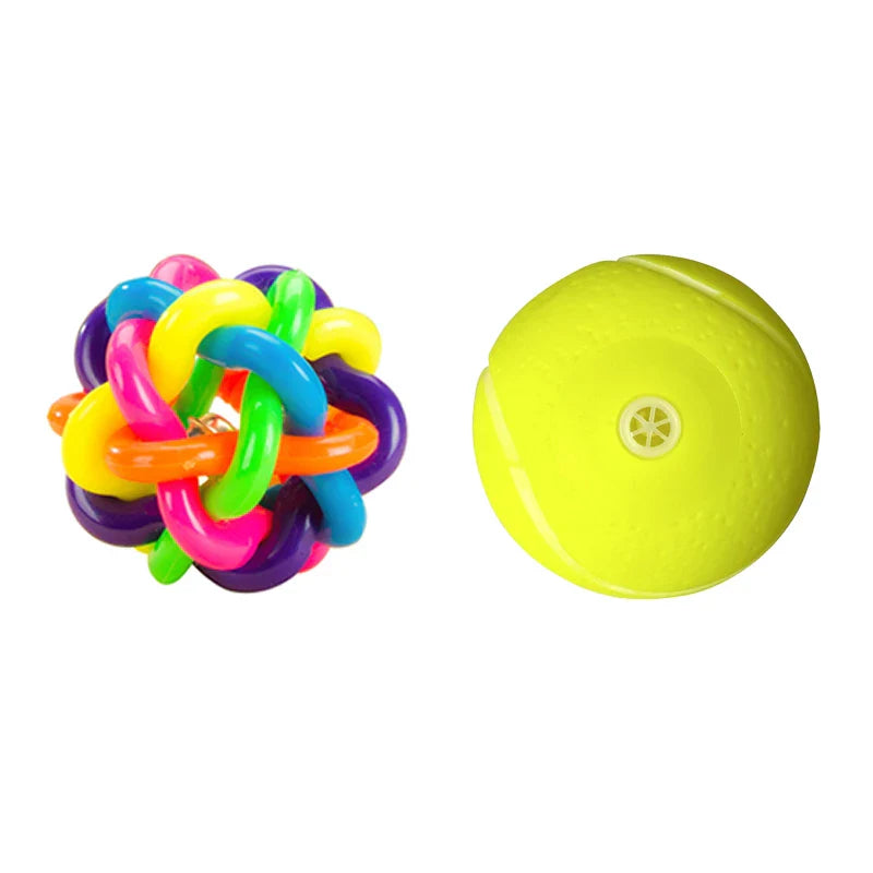 1-Pack Squeaky Dog Ball Toy 6 cm (2.36 in) Rubber Chew Toy for Small Dogs and Puppies