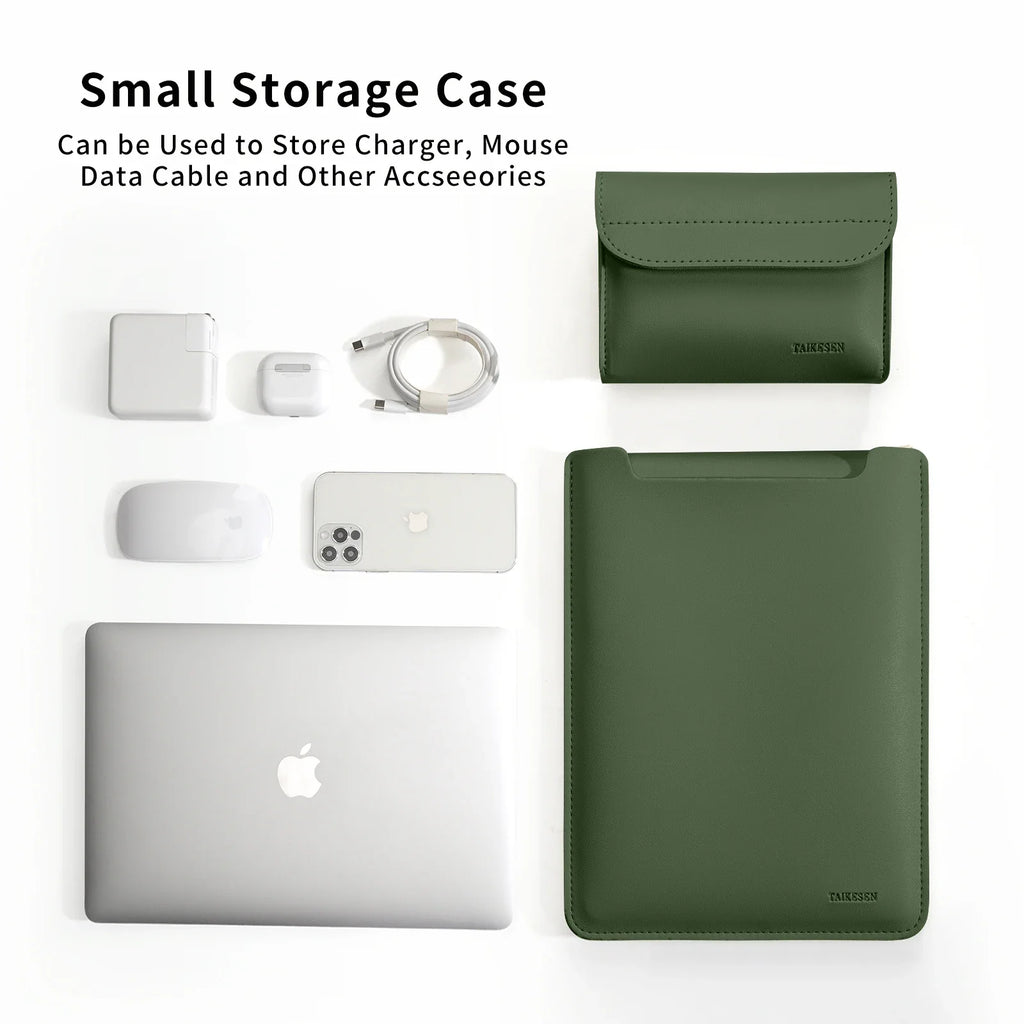 PU Laptop Sleeve Case 13–16 Inch — Protective Notebook & Tablet Cover