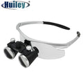 Dental Binocular Loupes 2.5X/3.5X Ultra-Lightweight Optical Magnifying Glasses - 320-420 mm (12.6-16.5 in) Working Distance