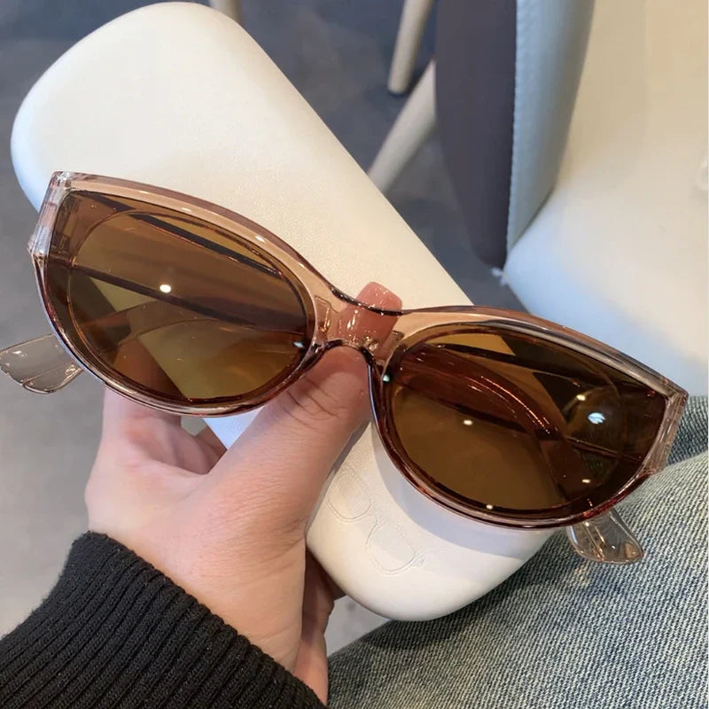 1/4pcs New Fashion Casual Cat Eye Sunglasses Vintage Brand Designer Sun Glasses Female Multi Color Eyewear UV400 Gafas De Sol