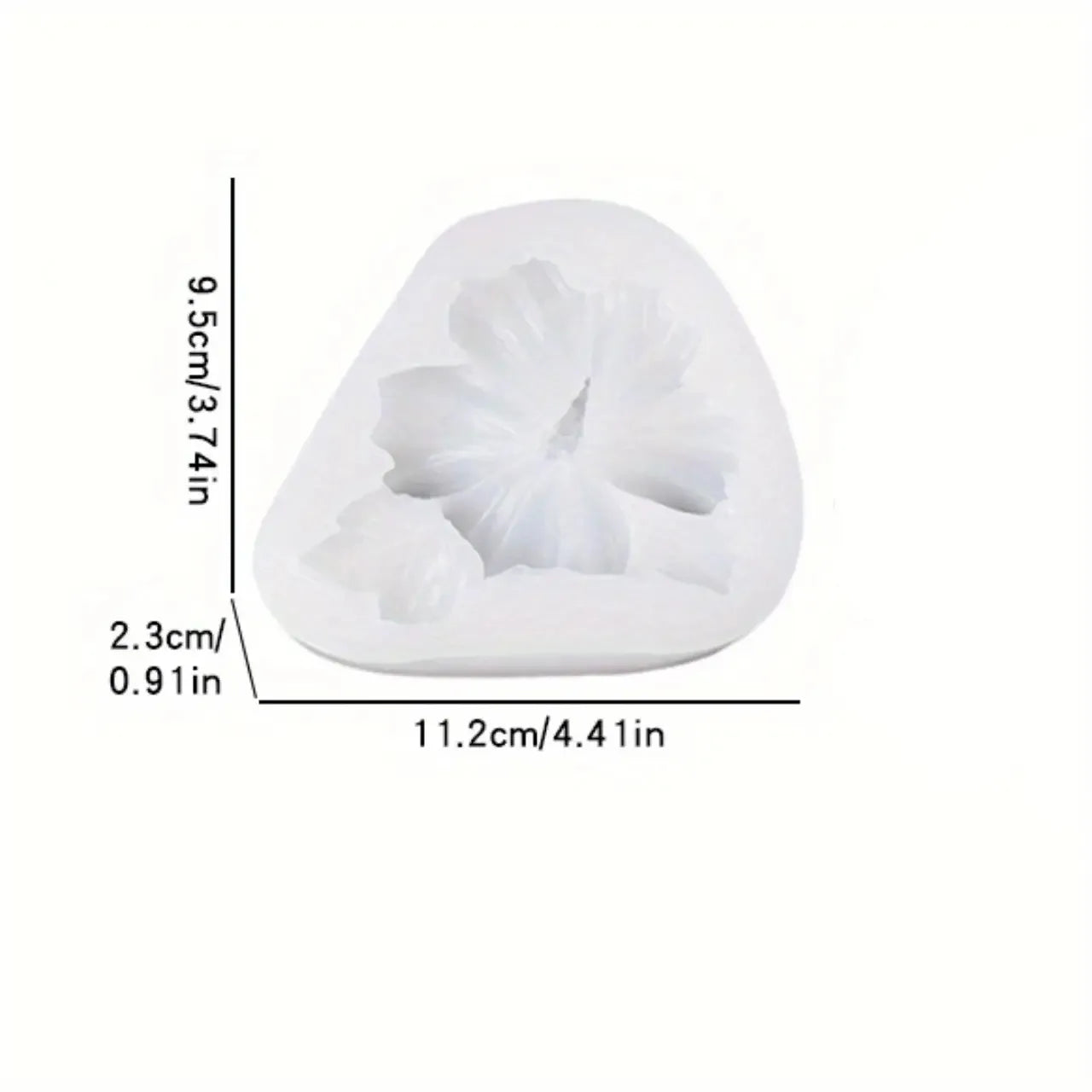 1 Reusable Rose S1-Pack Rose Silicone Mold for Soap, Candle, Clay & Plaster Crafts, Layered Petal Realistic Center, Flexible Reusable DIY Mold