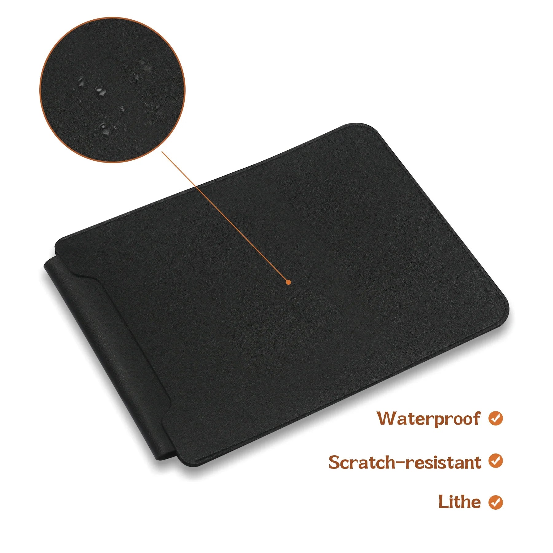 PU Laptop Sleeve 11–16 Inch — Slim Protective Notebook Case