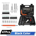 3.6V Cordless Electric Screwdriver Kit — 47-Piece Rechargeable Lithium Folding Drill Set