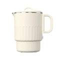 Electric Water Kettle Portable Mini Kettle with Steaming Rack 1000ml Large Capacity Stainless Steel Home Kitchen Office Travel