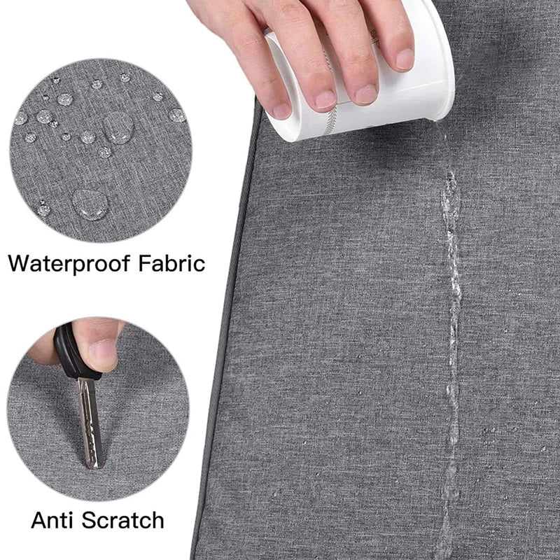 Waterproof Canvas Laptop Sleeve 11–15.6 Inch — Padded Protective Case
