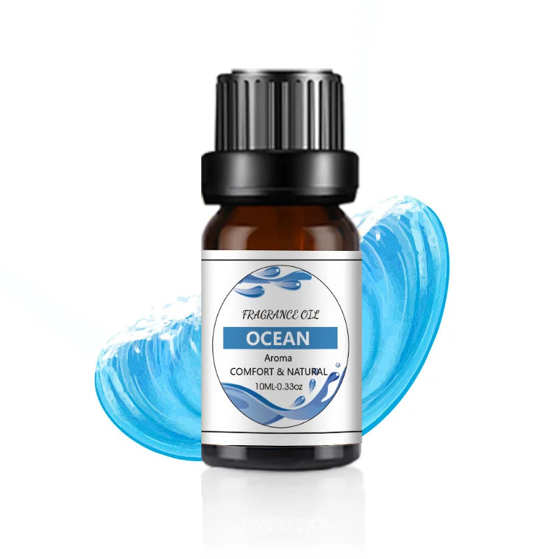 10ml (0.34 fl oz) Organic Essential Oil, 33 Scents Aromatherapy Fragrance Oil for Diffuser, Candle & Soap Making, Sleep