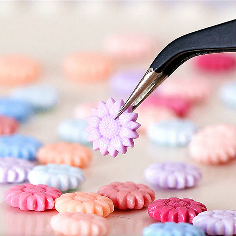 100-Piece Translucent Sunflower Sealing Wax Beads — 1.16 cm (0.46 in) DIY Envelope Seals for Invitations, Cards & Scrapbooking