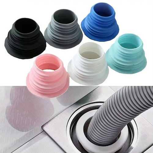 1-Pack Sewer Seal Ring Drain Plug - Kitchen Sink, Floor & Washing Machine Pipe Deodorizer