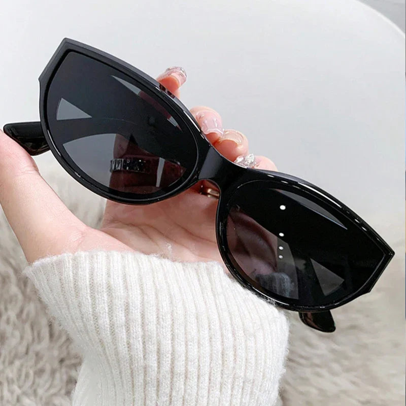 1/4pcs New Fashion Casual Cat Eye Sunglasses Vintage Brand Designer Sun Glasses Female Multi Color Eyewear UV400 Gafas De Sol