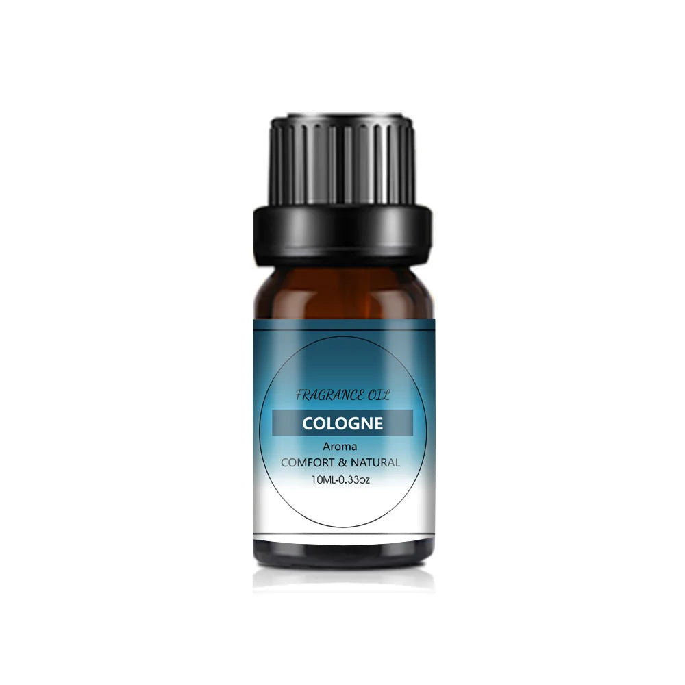 10ml (0.34 fl oz) Organic Essential Oil, 33 Scents Aromatherapy Fragrance Oil for Diffuser, Candle & Soap Making, Sleep