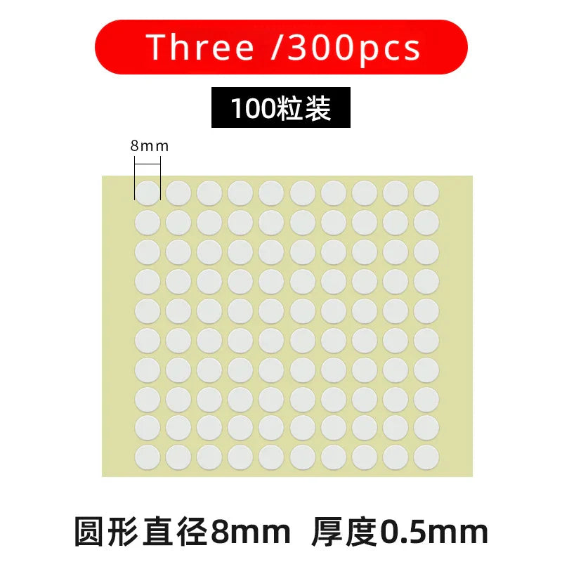 100/200/300/400 PCS Candle Wick Stickers - Heat Resistant Double-Sided Foam Adhesive Dots for DIY Candle Making