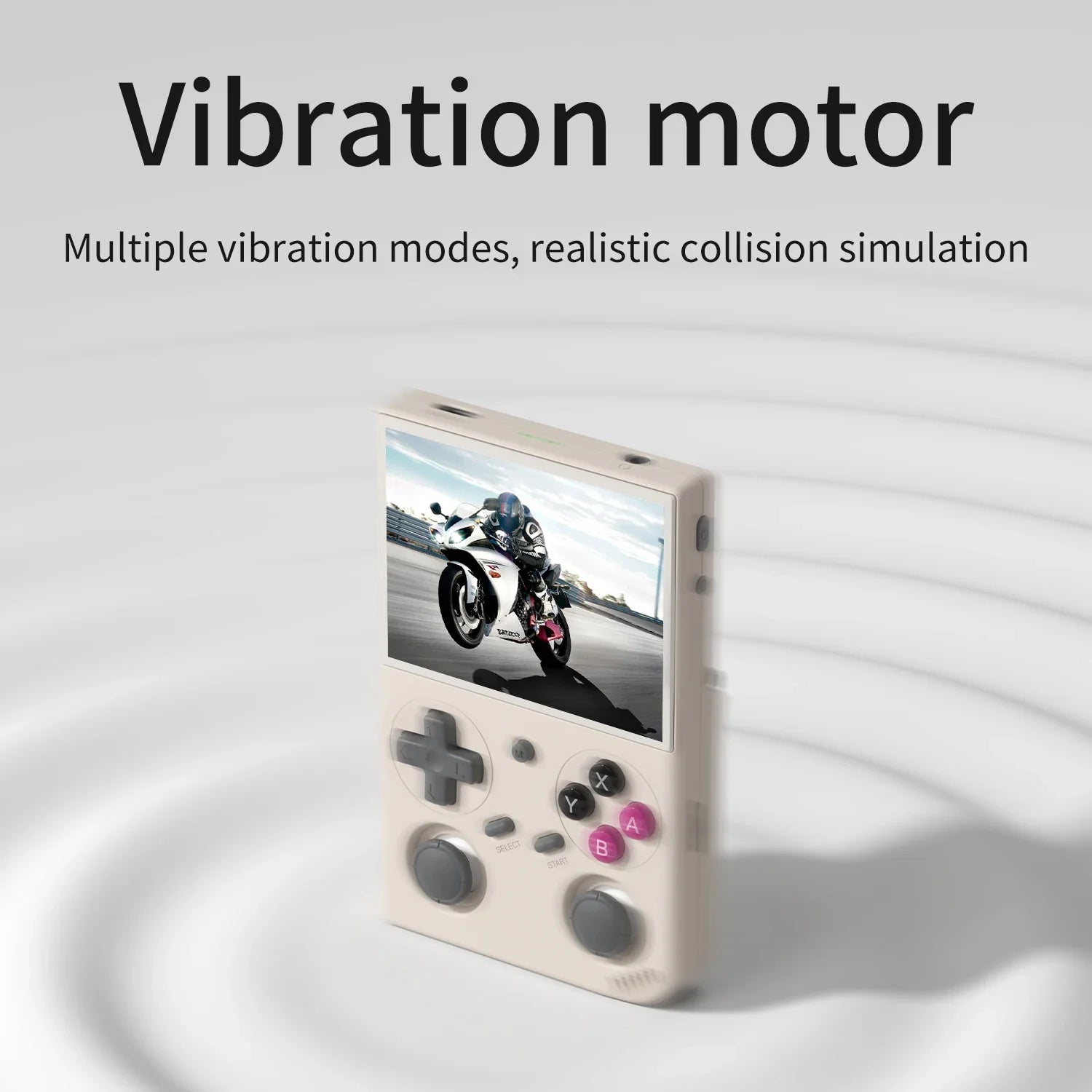 Handheld Retro Game Console 3.5-inch (8.9 cm) IPS Screen Linux Dual Joystick Vibration Motor Portable Gaming System — 4000 Built-in Games