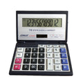 Foldable Flip Solar Calculator 12-Digit Large Screen Portable Financial Office Calculator