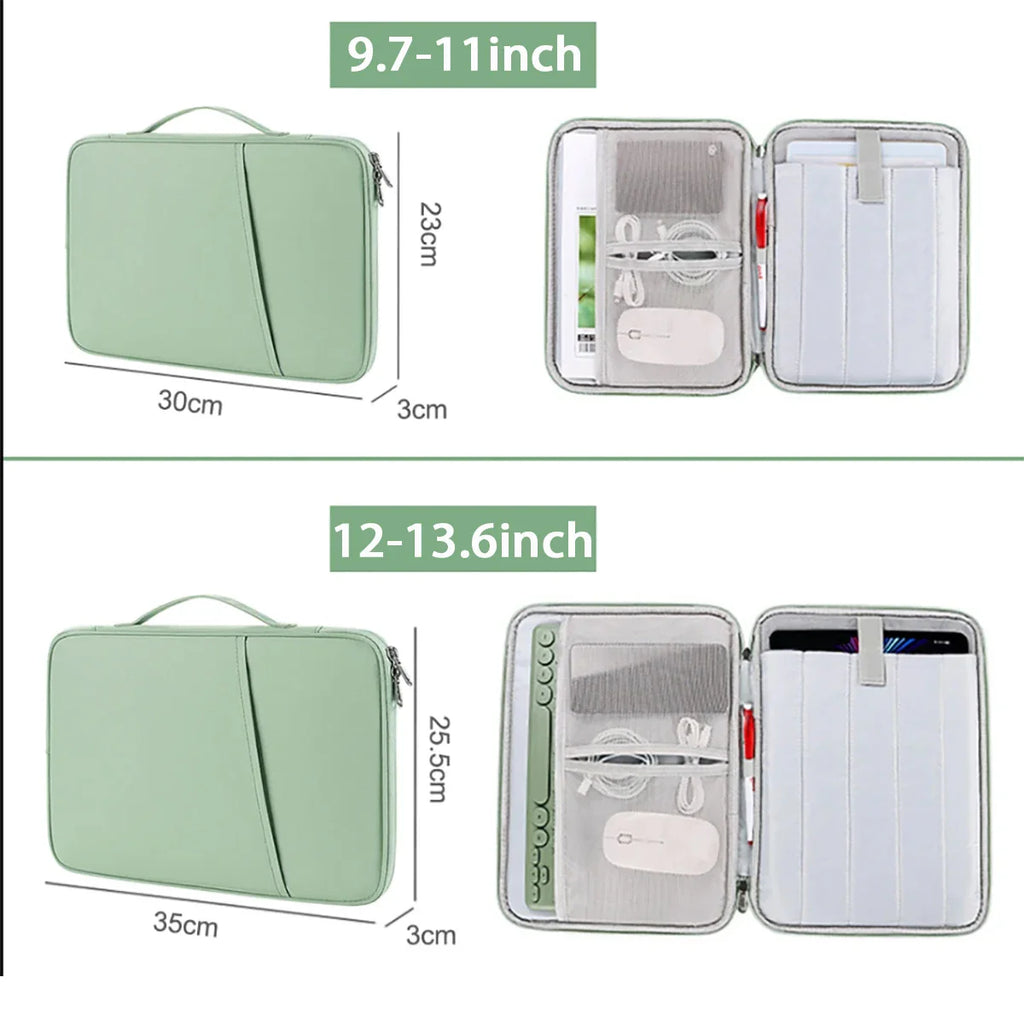 Waterproof Laptop Sleeve Handbag 11–16 Inch — MacBook, Lenovo, HP