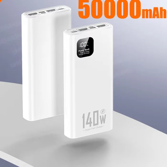 100000mAh 120W Power Bank – USB-C PD 20W Fast Charge, LED Display Portable Battery Pack for iPhone Samsung Xiaomi Tablets