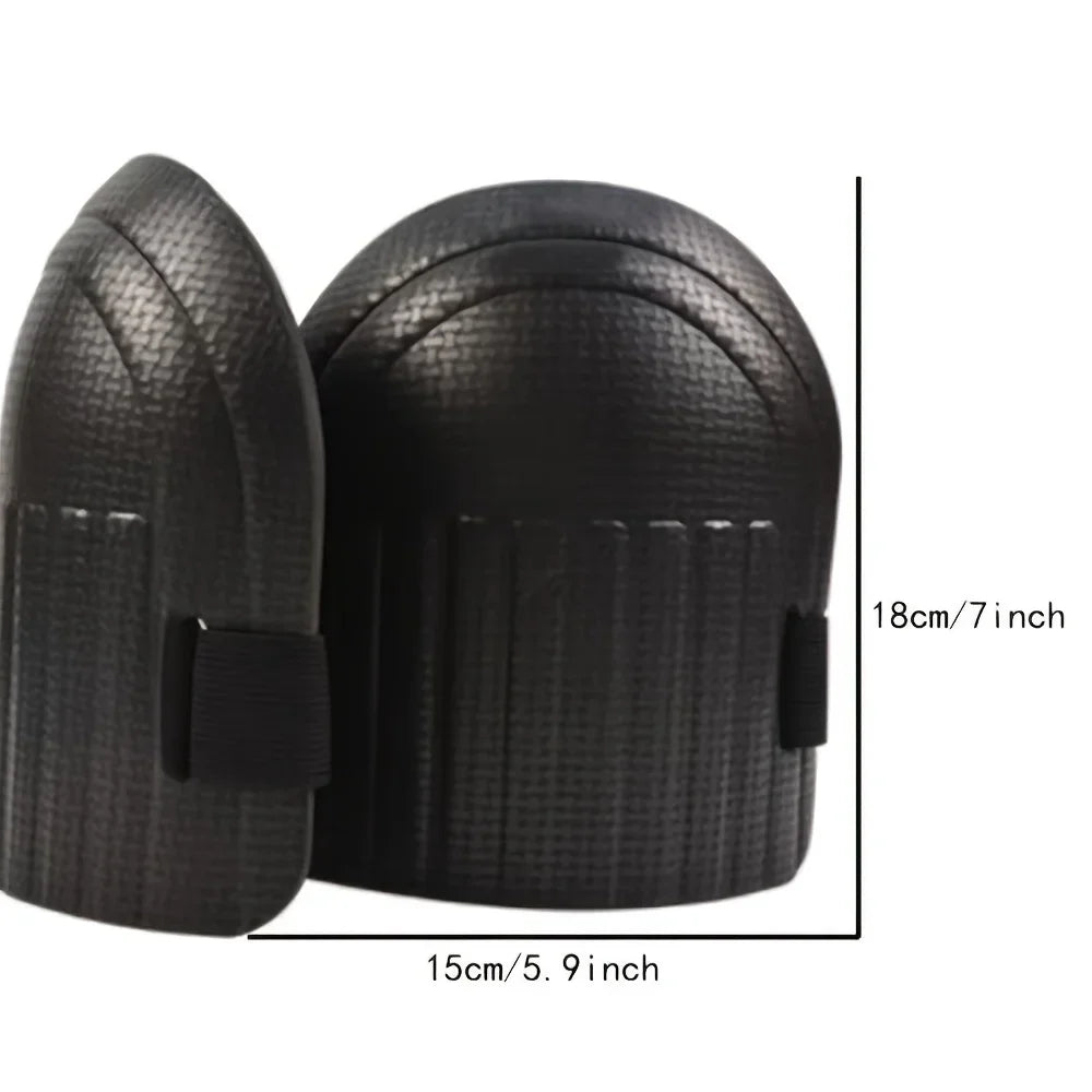 Ergonomic Waterproof Knee Pads (18 x 15 cm / 7.1 x 5.9 in) - Cushioned Work Knee Protection for Construction, Automotive & Gardening