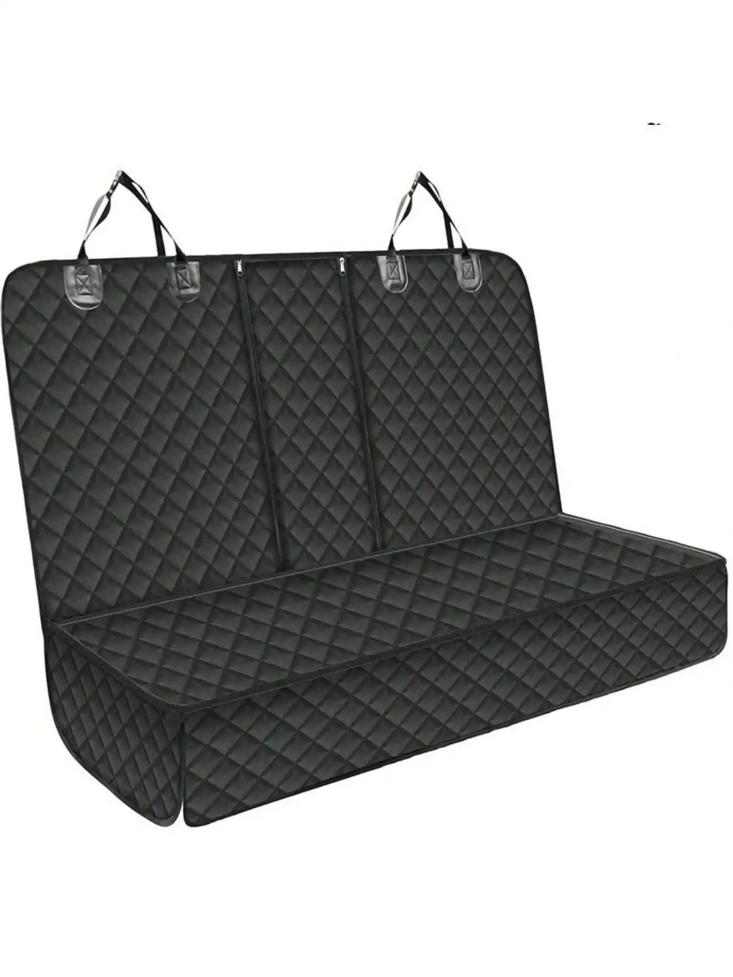 Waterproof Dog Car Seat Cover with Middle Seat Armrest — Pet Travel Mattress & Car Seat Protector